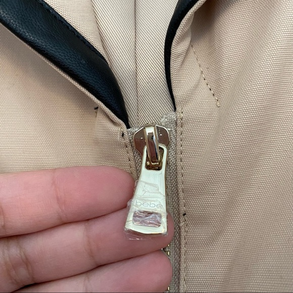 Bebe trench coat SZ:S - Picture 5 of 7